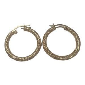 10k Solid Gold Hoops